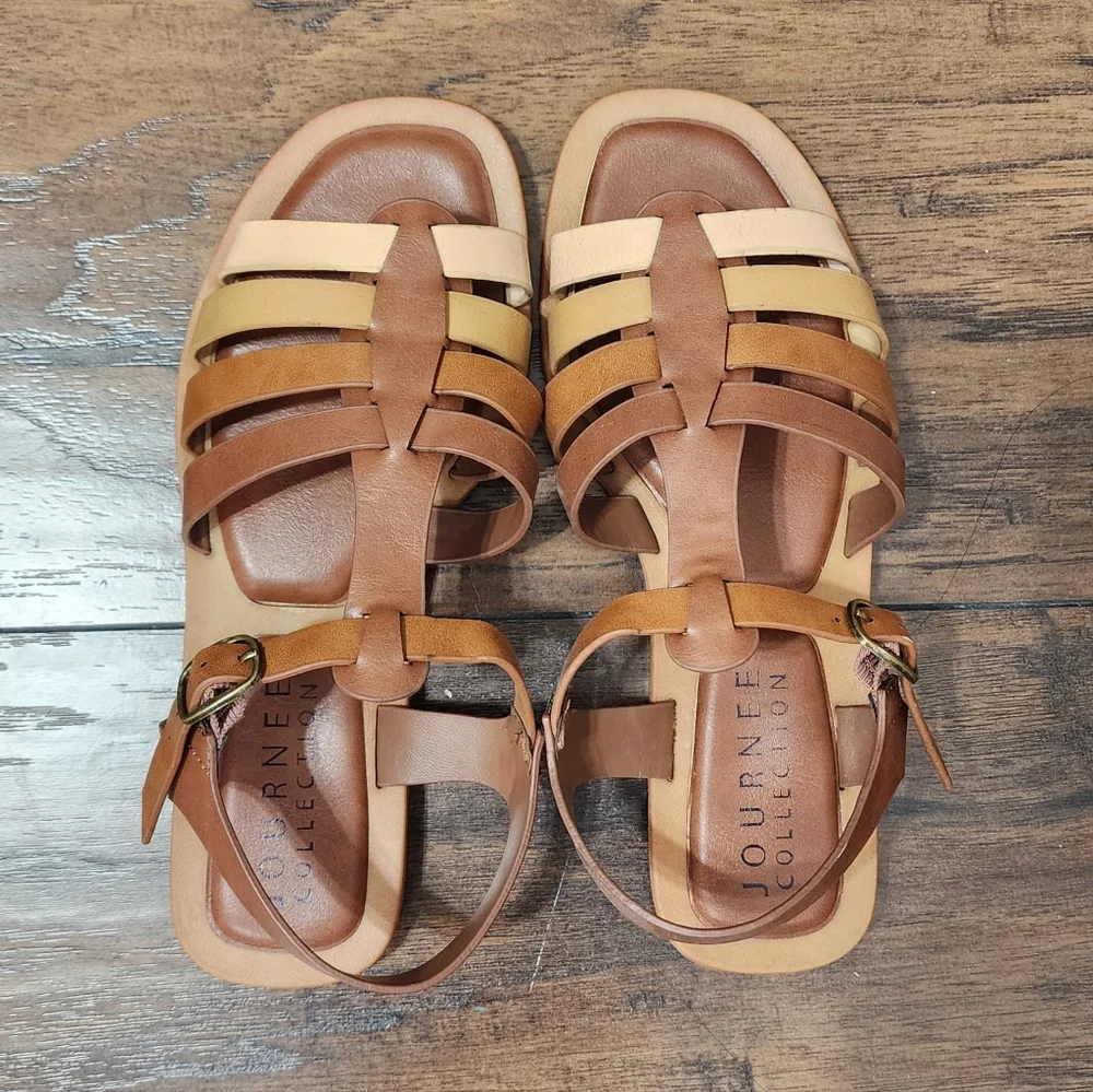 Journee Collection Sandals - Picture 1 of 4